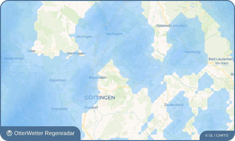OtterWetter Regenradar-Widget Billingshausen