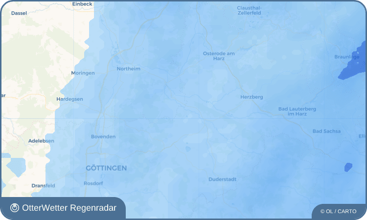 OtterWetter Regenradar-Widget Bilshausen