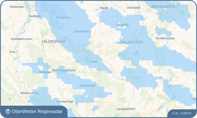 Widget-Vorschau für Binder Wetter-Widget-Vorschau mit Vorhersagedaten für Binder