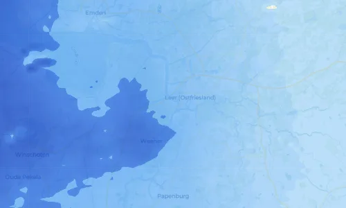 Regenradar Vorschaubild - Aktuelle Niederschläge in Bingum und Umgebung