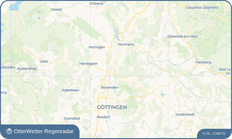 OtterWetter Regenradar-Widget Bishausen