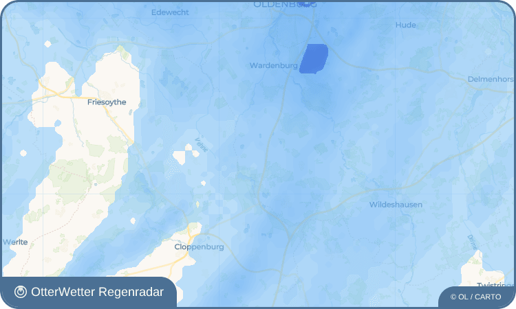 Wetter-Widget-Vorschau mit Vorhersagedaten für Bissel