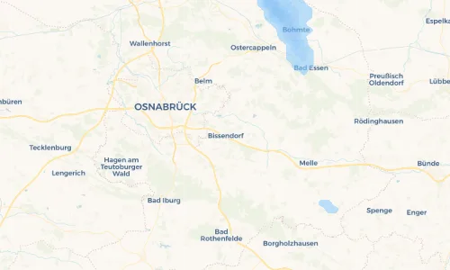 Regenradar Vorschaubild - Aktuelle Niederschläge in Bissendorf und Umgebung