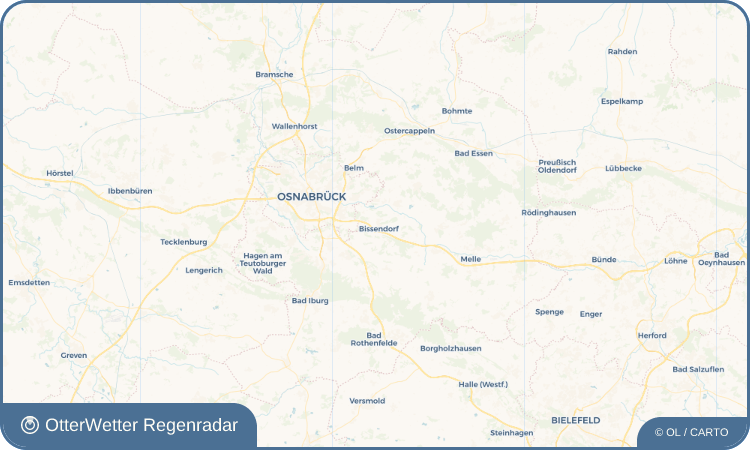 OtterWetter Regenradar-Widget Bissendorf
