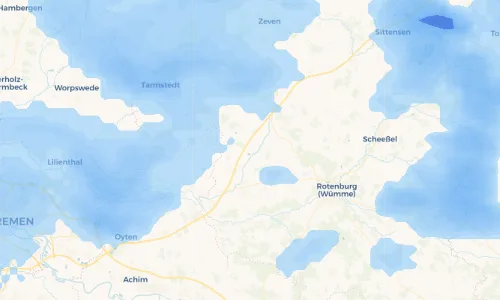 Regenradar Vorschaubild - Aktuelle Niederschläge in Bittstedt und Umgebung