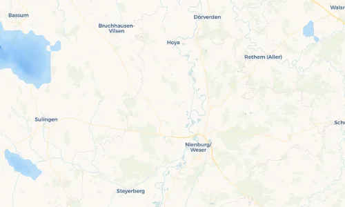 Regenradar Vorschaubild - Aktuelle Niederschläge in Blenhorst und Umgebung