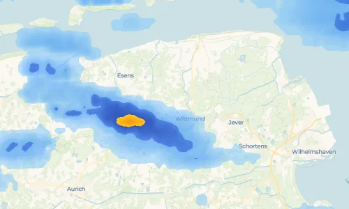 Regenradar Blersum: aktuelle Niederschläge in Blersum und Umgebung, Stand 23. Oktober 2026 um 6:25 Uhr