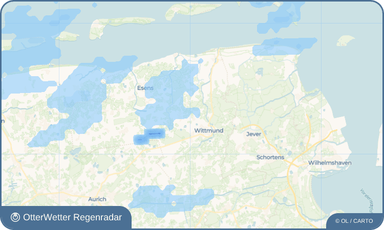 OtterWetter Regenradar-Widget Blersum