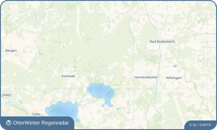 Wetter-Widget-Vorschau mit Vorhersagedaten für Blickwedel