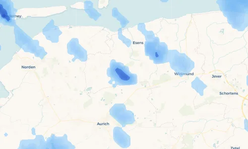 Regenradar Vorschaubild - Aktuelle Niederschläge in Blomberg und Umgebung