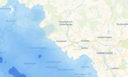Regenradar Blumenau: aktuelle Niederschläge in Blumenau und Umgebung, Stand 19. Oktober 2026 um 18:30 Uhr