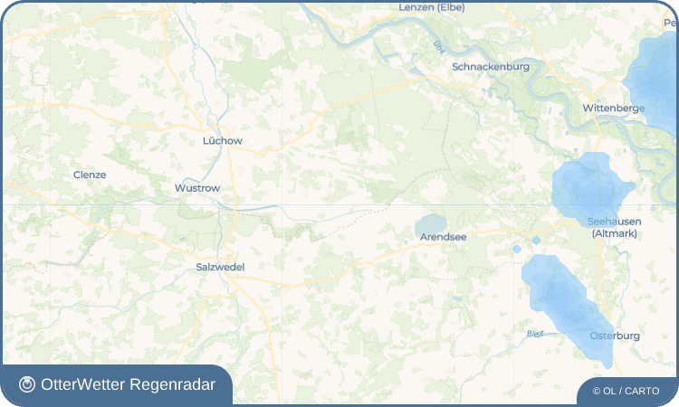 OtterWetter Regenradar-Widget Bockleben