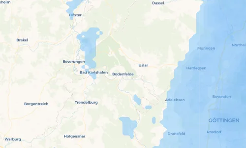 Regenradar Vorschaubild - Aktuelle Niederschläge in Bodenfelde und Umgebung