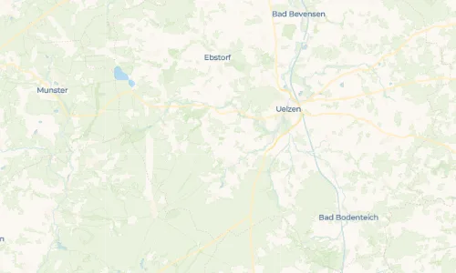 Regenradar Böddenstedt: aktuelle Niederschläge in Böddenstedt und Umgebung, Stand 19. Oktober 2026 um 23:05 Uhr