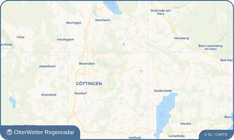 OtterWetter Regenradar-Widget Bösinghausen