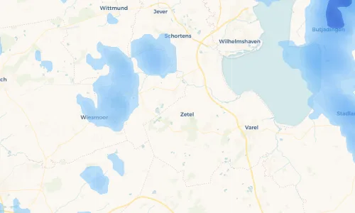 Regenradar Vorschaubild - Aktuelle Niederschläge in Bohlenberge und Umgebung
