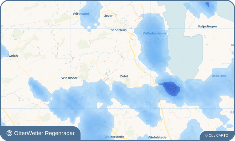 OtterWetter Regenradar-Widget Bohlenberge