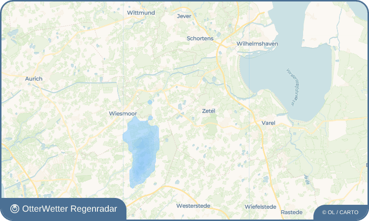 Wetter-Widget-Vorschau mit Vorhersagedaten für Bohlenbergerfeld