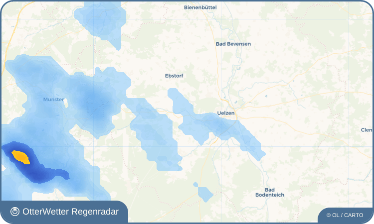 Wetter-Widget-Vorschau mit Vorhersagedaten für Bohlsen
