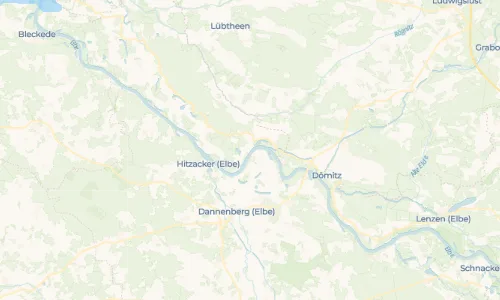 Regenradar Vorschaubild - Aktuelle Niederschläge in Bohnenburg und Umgebung