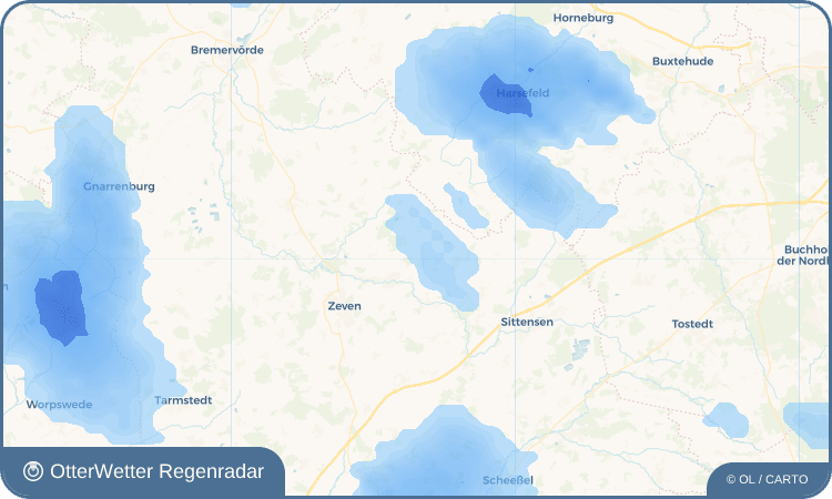 OtterWetter Regenradar-Widget Boitzen