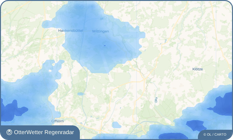 OtterWetter Regenradar-Widget Boitzenhagen