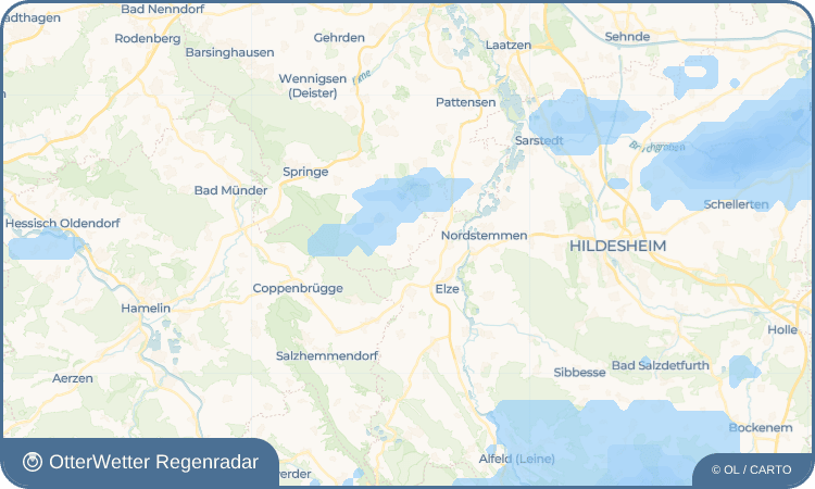 OtterWetter Regenradar-Widget Boitzum