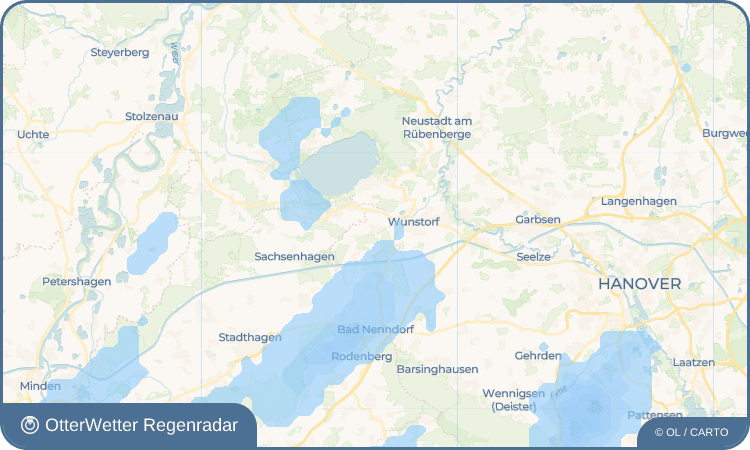 OtterWetter Regenradar-Widget Bokeloh