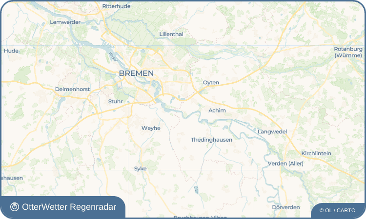 OtterWetter Regenradar-Widget Bollen