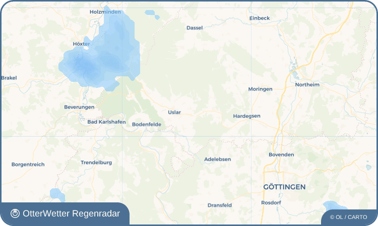 OtterWetter Regenradar-Widget Bollensen