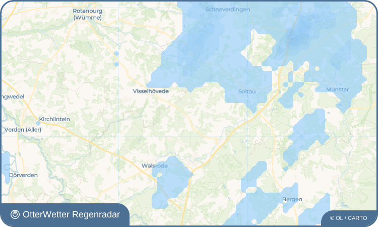 OtterWetter Regenradar-Widget Bommelsen
