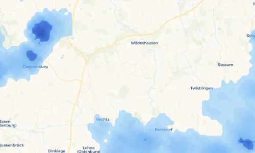 Regenradar Vorschaubild - Aktuelle Niederschläge in Bonrechtern und Umgebung