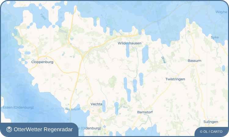 Widget-Vorschau für Bonrechtern Wetter-Widget-Vorschau mit Vorhersagedaten für Bonrechtern