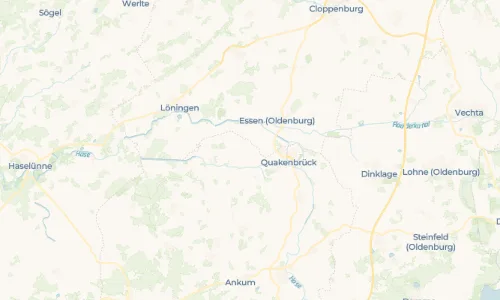 Regenradar-Vorschau: aktuelle Niederschläge in Borg und Umgebung