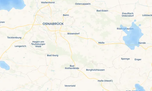 Regenradar Vorschaubild - Aktuelle Niederschläge in Borgloh und Umgebung
