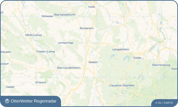 Widget-Vorschau für Bornhausen Wetter-Widget-Vorschau mit Vorhersagedaten für Bornhausen