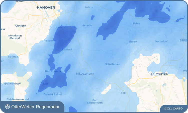 OtterWetter Regenradar-Widget Borsum