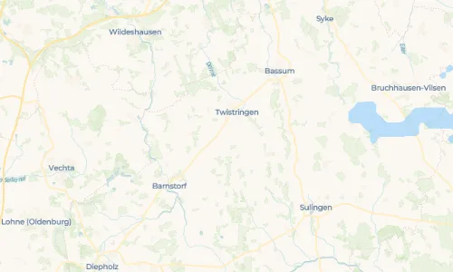 Regenradar Vorschaubild - Aktuelle Niederschläge in Borwede und Umgebung