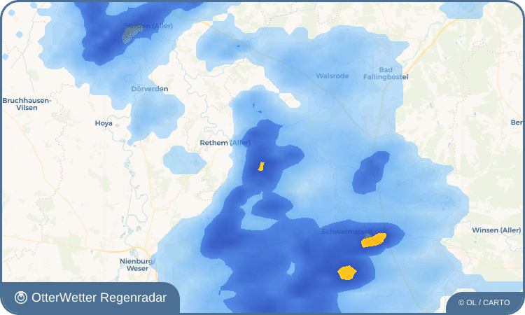 Wetter-Widget-Vorschau mit Vorhersagedaten für Bosse
