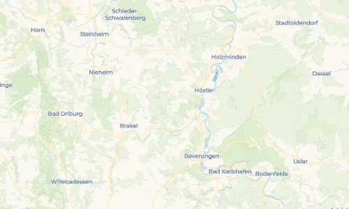 Regenradar Bosseborn: aktuelle Niederschläge in Bosseborn und Umgebung, Stand 22. Oktober 2026 um 3:25 Uhr