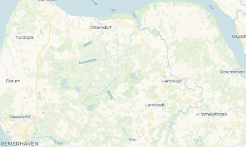 Regenradar Vorschaubild - Aktuelle Niederschläge in Bovenmoor und Umgebung