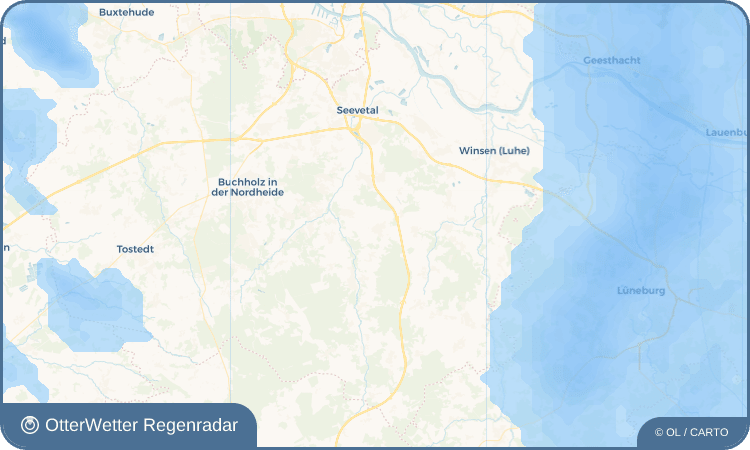 OtterWetter Regenradar-Widget Brackel