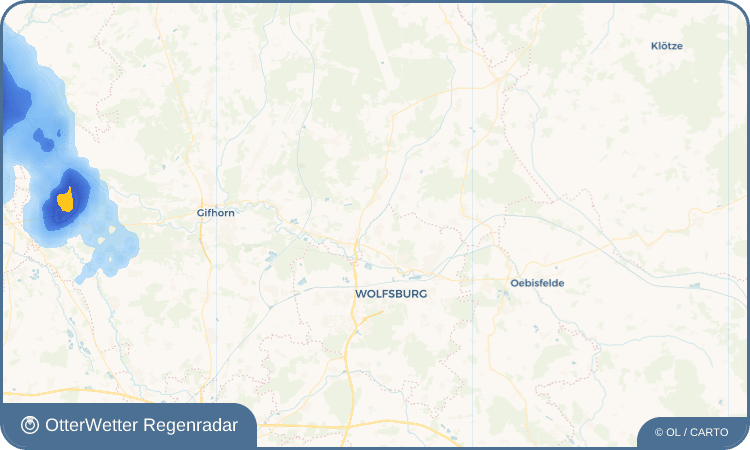 OtterWetter Regenradar-Widget Brackstedt