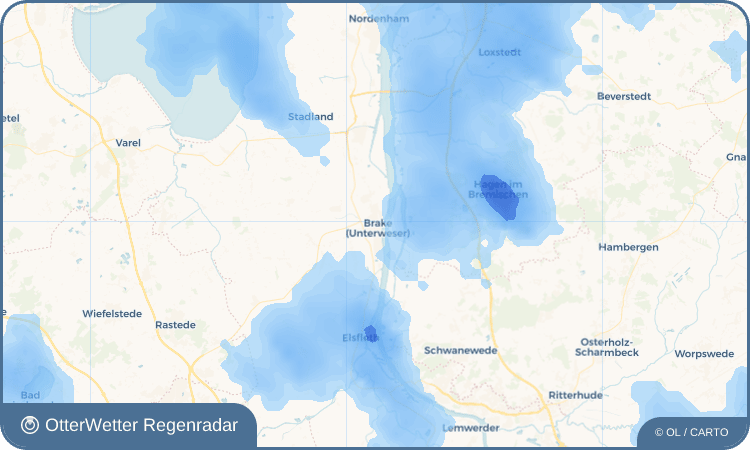 OtterWetter Regenradar-Widget Brake (Unterweser)