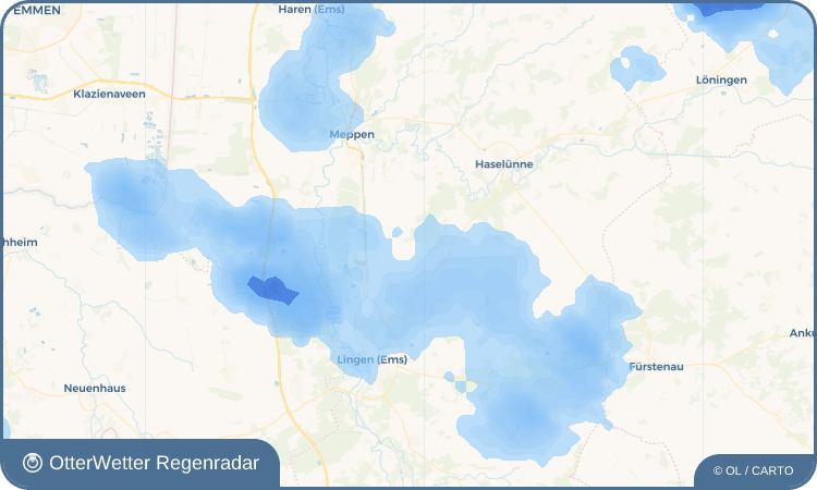 OtterWetter Regenradar-Widget Bramhar