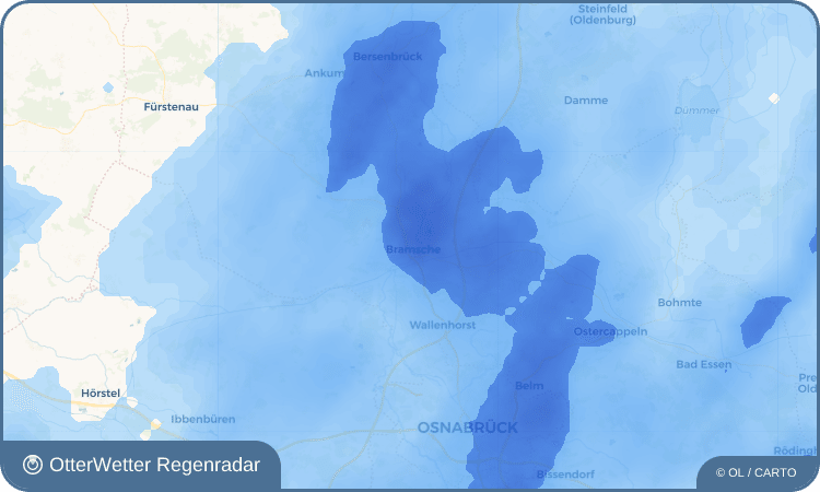 OtterWetter Regenradar-Widget Bramsche