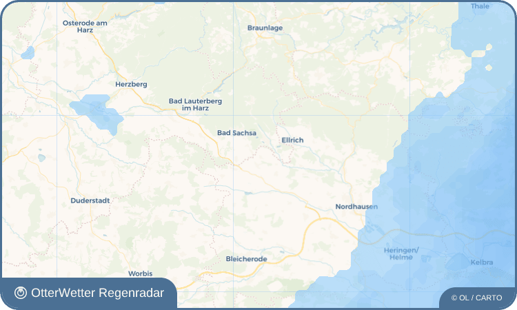 OtterWetter Regenradar-Widget Branderode