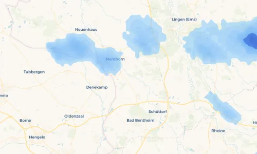 Regenradar Vorschaubild - Aktuelle Niederschläge in Brandlecht und Umgebung