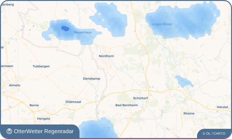 OtterWetter Regenradar-Widget Brandlecht