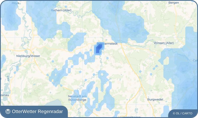 OtterWetter Regenradar-Widget Brase